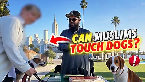 🤯🇺🇸👩🏼Curious American Lady Asks Questions on Touching Dogs, Islam, Religion & More!