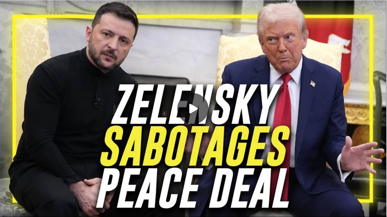 BREAKING: Trump Publicly Spanks Zelensky Again After The Dictator Sabotages Any Hope Of A Peace Deal