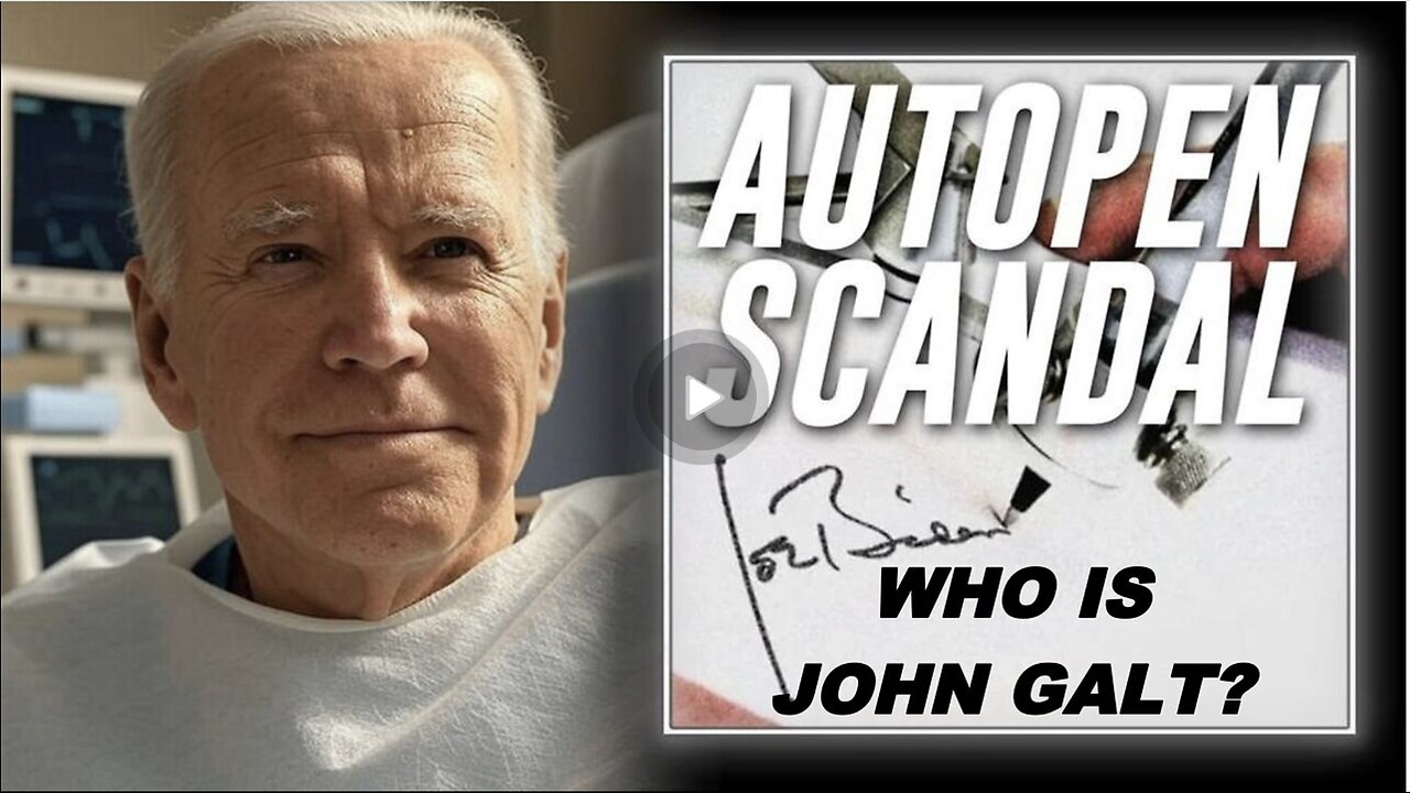 ALEX JONES W/ MASSIVE SCANDAL: While Biden Was N Near Vegetative State Over Past 4 YRS John Galt