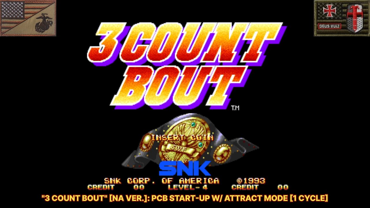 Special Features: "3 Count Bout" (Arcade - 1993) [NA Version]