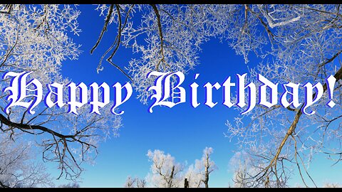 Happy Birthday 3D - Happy Birthday - Happy Birthday To You - Happy Birthday Song Video Card