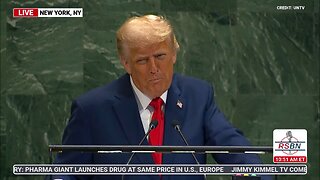 WATCH: President Trump Gives a Major Address to the United Nations General Assembly in NYC - 9/23/25