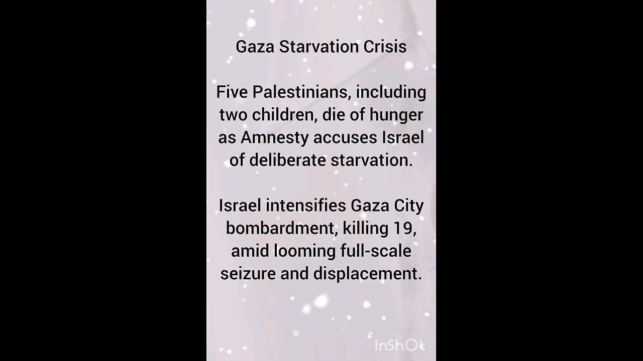 Gaza Starvation Crisis
