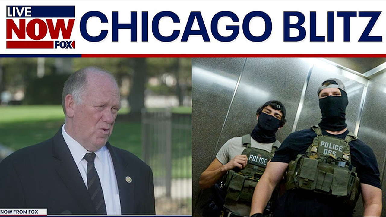 Chicago ICE - Border Czar Tom Homan on ‘Midway Blitz’ operation