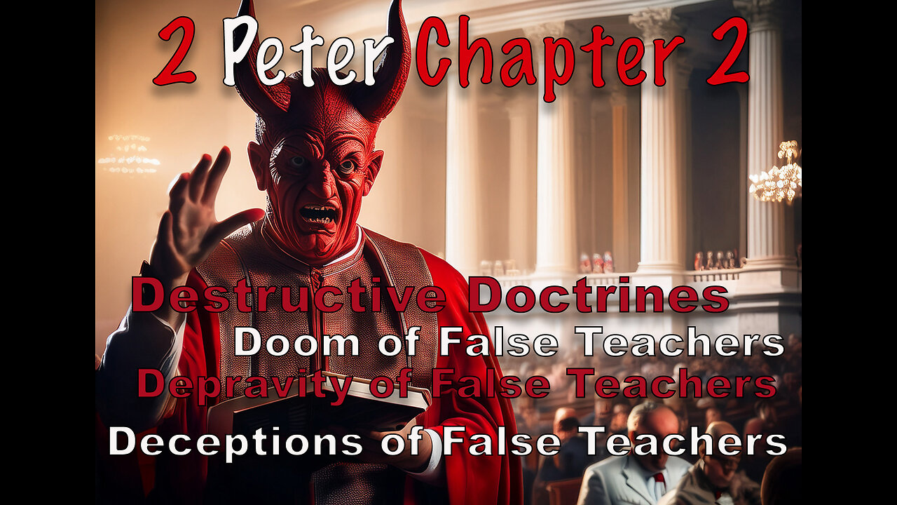 2 Peter 2. One of the most important chapters in the Bible for our times.