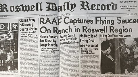Roswell: The Declassified Evidence - What They REALLY Found in 1947