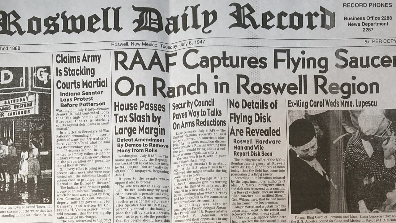 Roswell: The Declassified Evidence - What They REALLY Found in 1947