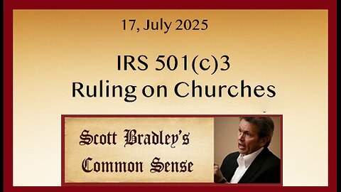 IRS 501(c)3 Ruling on Churches