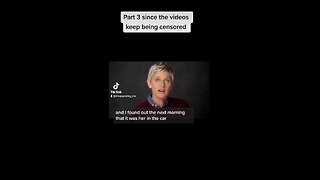 What are the odds that Ellen had two ex girlfriends pass in car accidents? 🤔