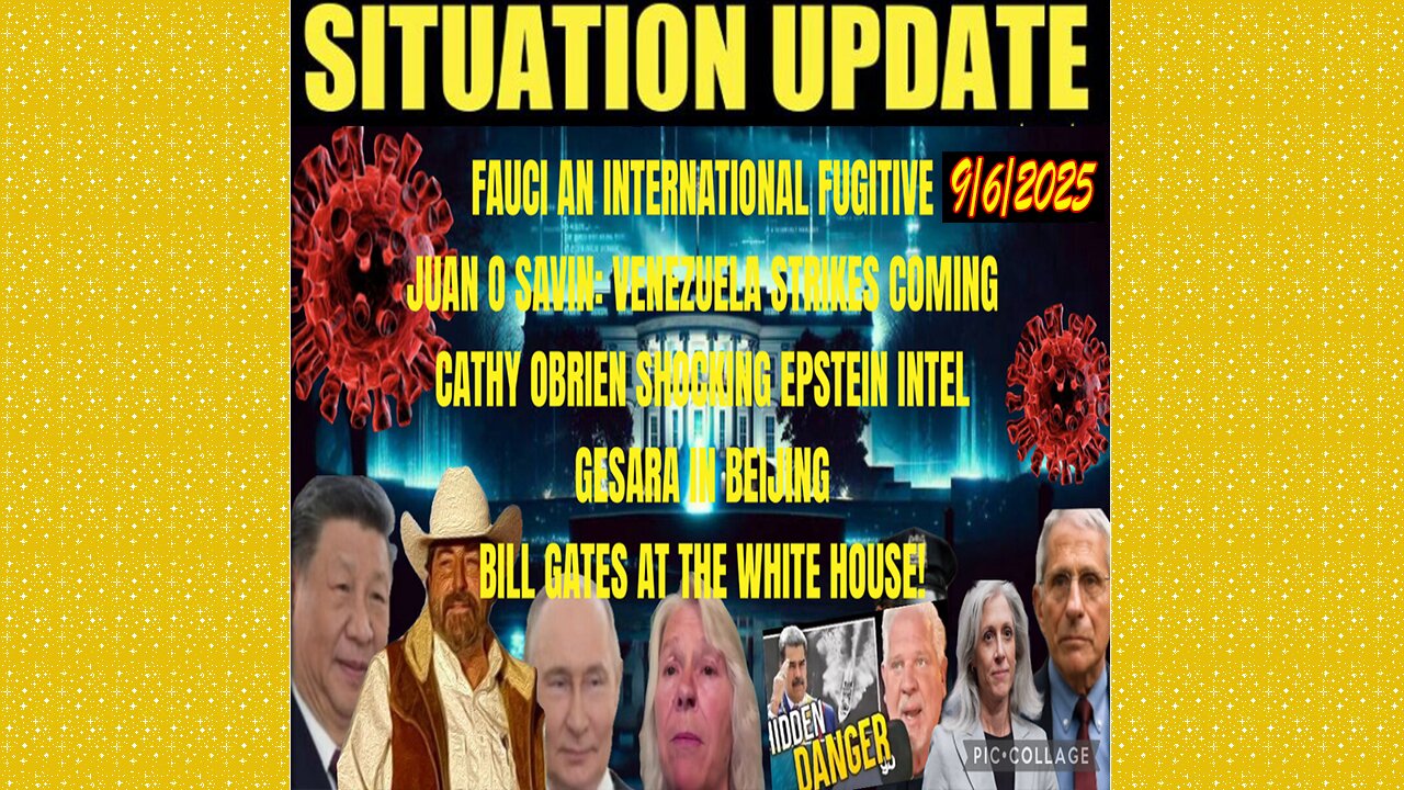 SG Anon. Juan O Savin ~ Situation Update 9/6/25 ~ Restored Republic > Judy Byington- Q+ White Hats