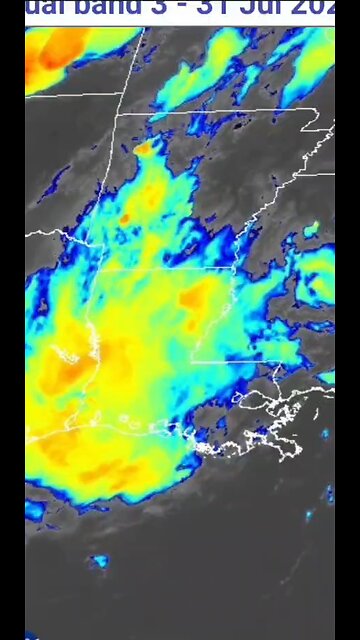 FLASH FLOODING, MONSOONAL LIGHTNING USA, SOUTH +GULF OF AMERICA LIGHTS UP!