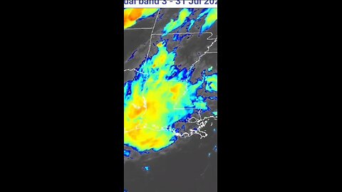 FLASH FLOODING, MONSOONAL LIGHTNING USA, SOUTH +GULF OF AMERICA LIGHTS UP!