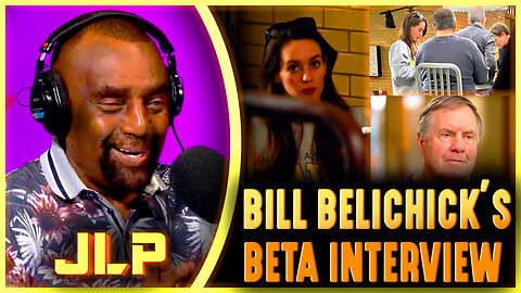 73-Yr-Old Bill Belichick’s Beta Interview! 24-Yr-Old GF Keeps Interrupting 😳 (JLP Reacts)
