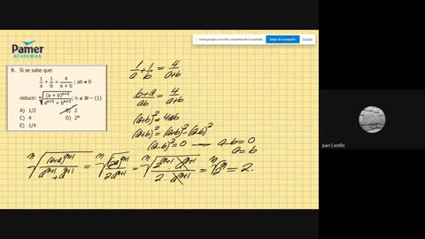 PAMER SEMESTRAL 2023 | Miscelánea | Álgebra