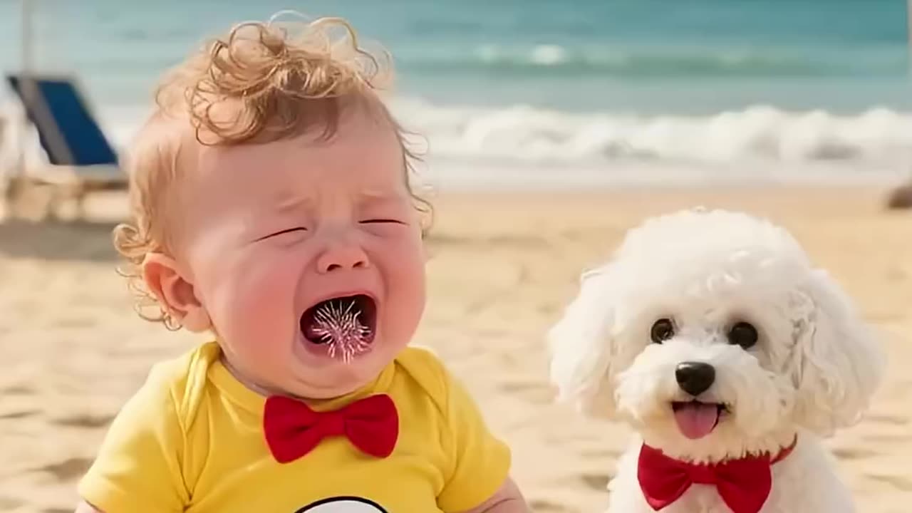 Brave and cute little dog rescued