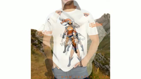 Denver Broncos Wolverine Marvel Shirt Men