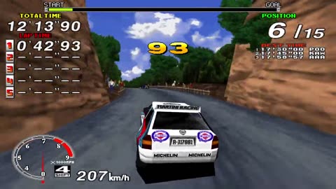 Sega Rally Gameplay ( PS2 4K )