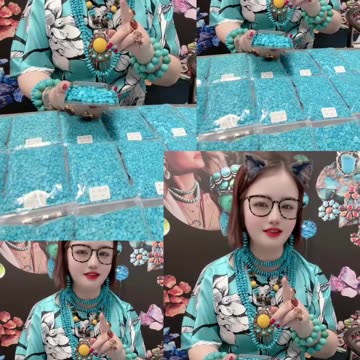 20250705-4 Sleeping Beauty Turquoise Cabochon: Deep - Sea Blue Elf on the Fingertip