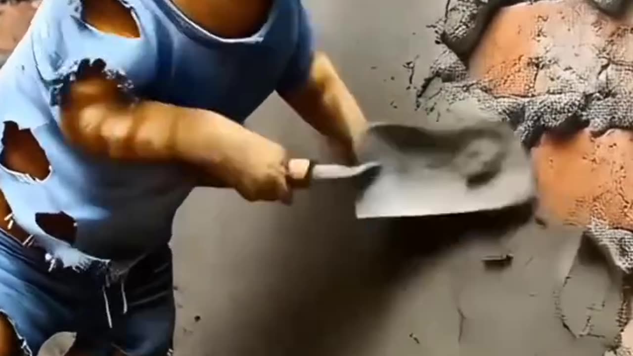 Orange Cat Working Hard to Realize His Dreams