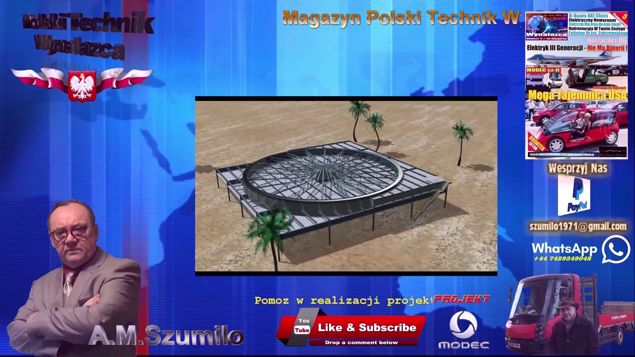 TURBINA WIATROWA POZIOMA / PŁASKA