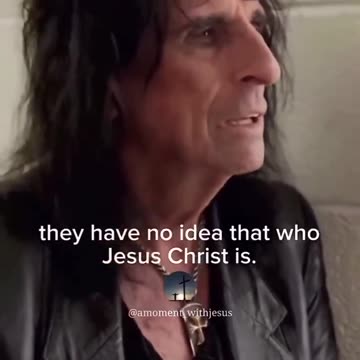 Alice Cooper on Jesus Christ