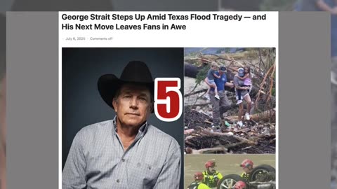 Fact Check: George Strait Did NOT Announce $3.5 Million Donation to Help Texas Flood Recovery