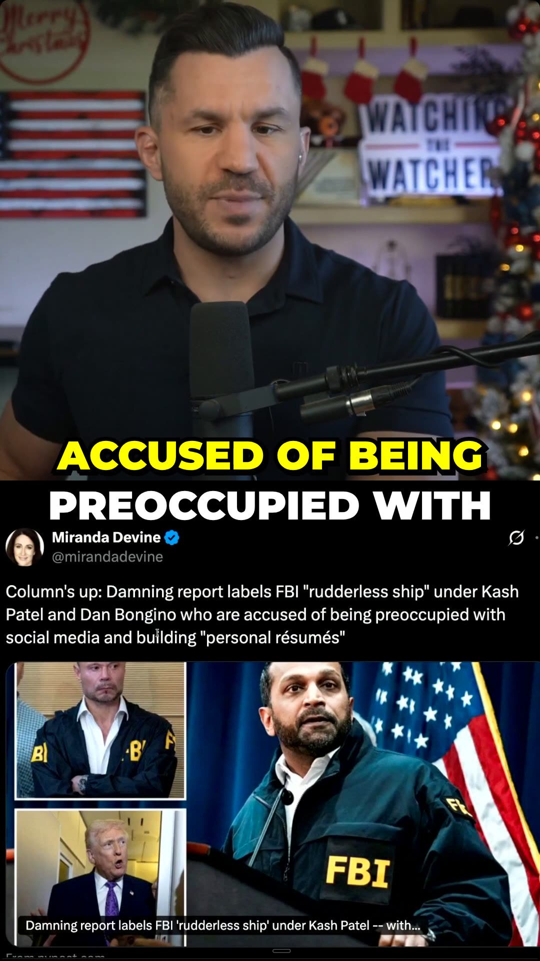 FBI Called a RUDDERLESS SHIP