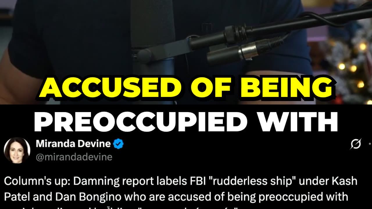 FBI Called a RUDDERLESS SHIP