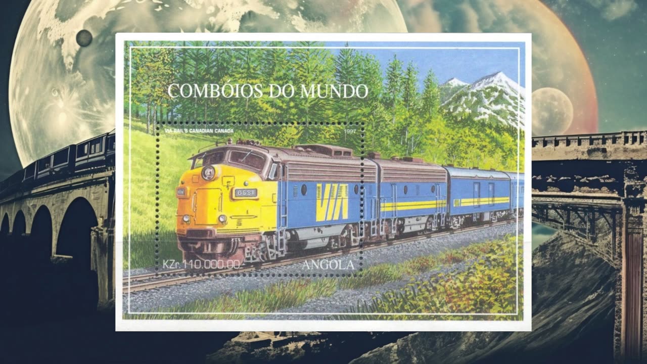 Trains on Stamps - Part 2