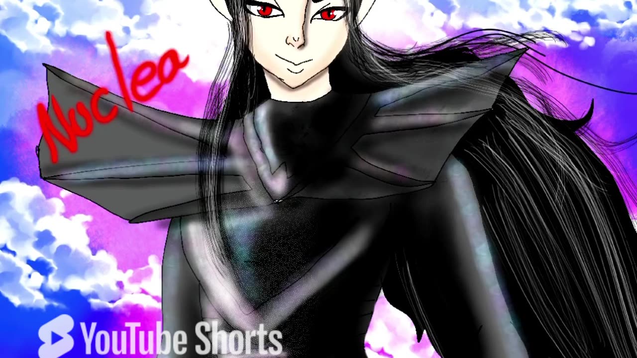 Oc speedpaint nuclear dressed in a Morgoth costume