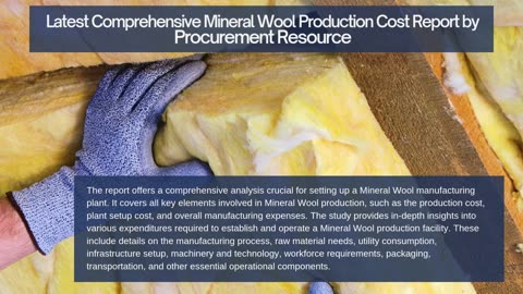 Mineral Wool Production Cost