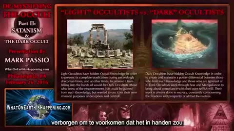 Mark Passio - De-Mystifying The Occult - Part II Satanism & The Dark Occult (Dutch/NL Subs)