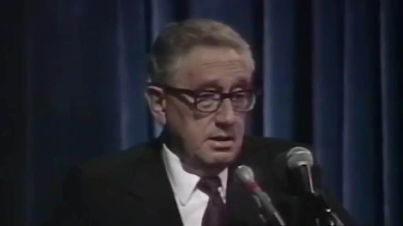 Henry Kissinger in 1992: "The New World Order will emerge