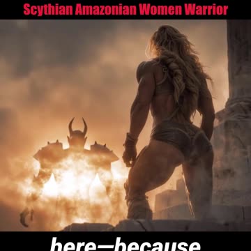 0001 - They told her to raise her energy. - Scythian Amazonian Women Warrior
