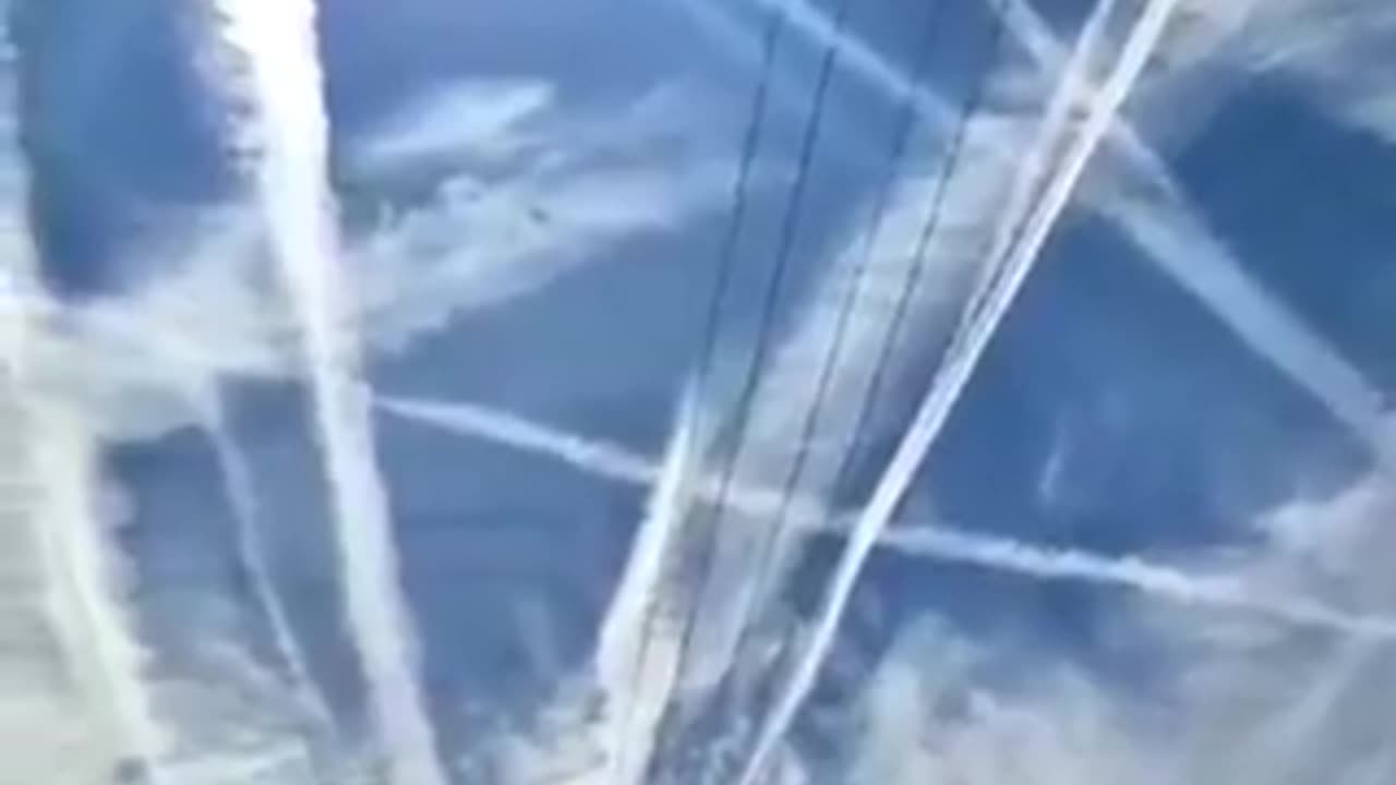 Enfant, je navais jamais vu un ciel quadrillé comme celui-ci… réveille toi #geoinginerie