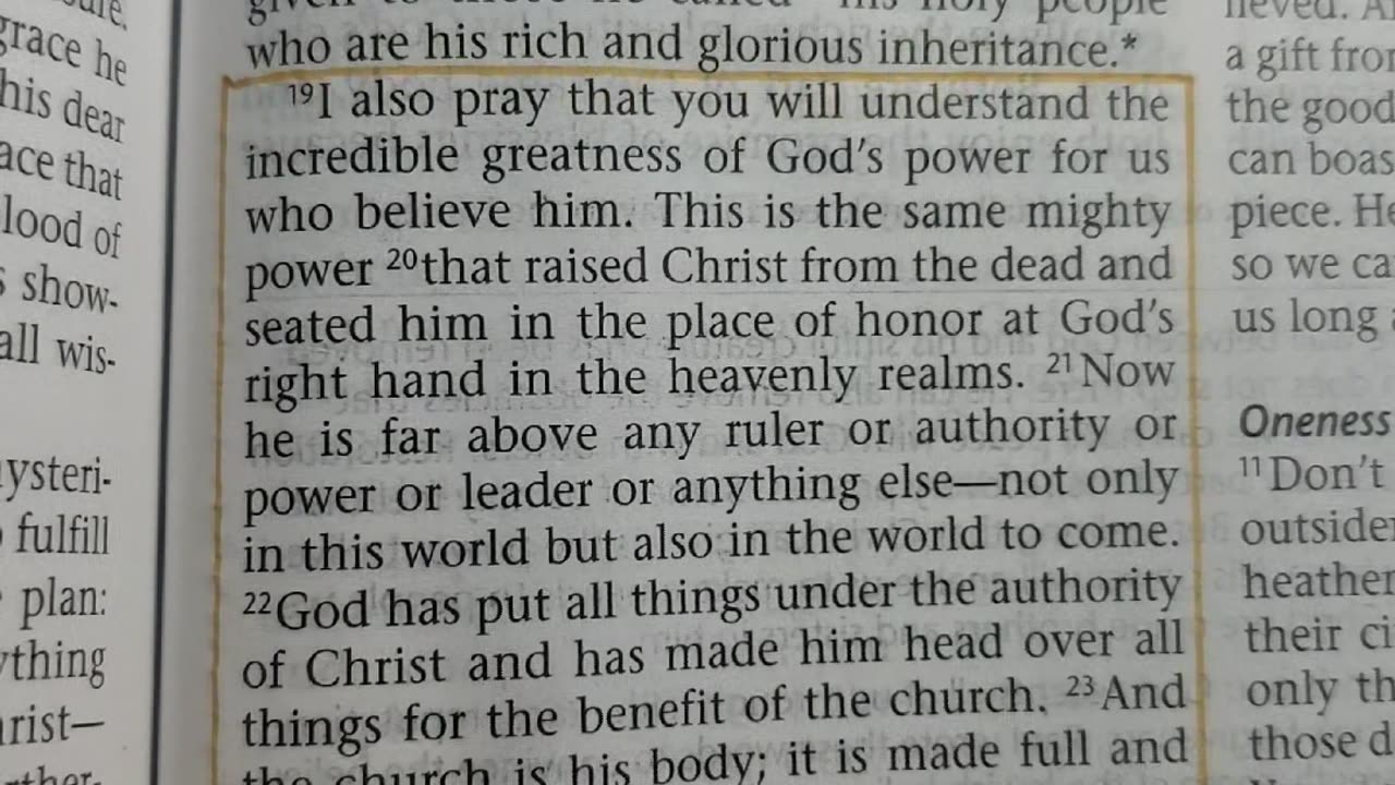 Ephesians 1:19-23 NLT