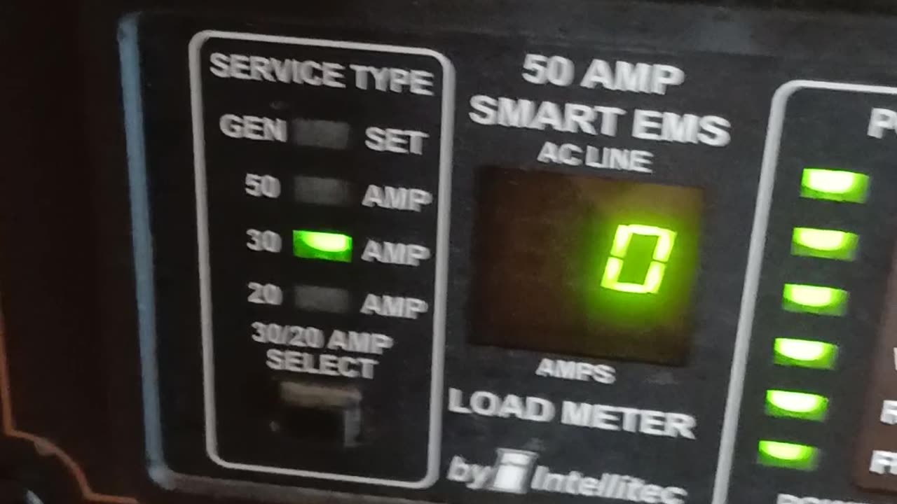 rambler rv status controller panel
