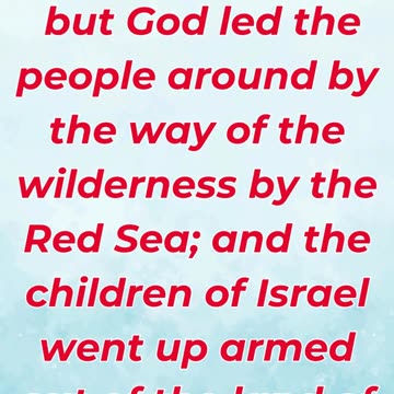 “From Egypt to Freedom: God Leads His People” Exodus 13:18.#shortvideo #shorts #youtube #ytshorts