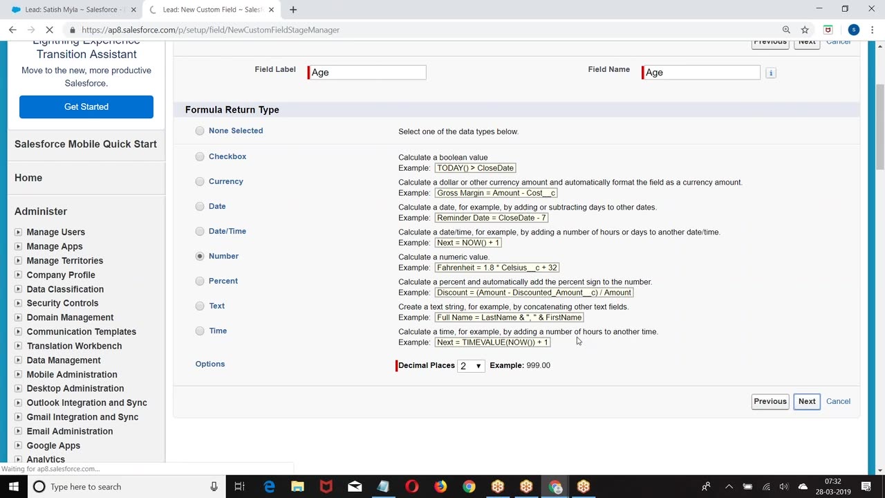 Salesforce Admin Videos-13.Formules