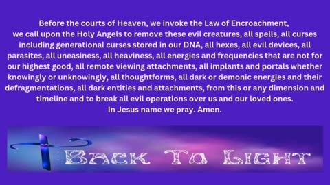 💖 Law Of Encroachment Prayer ✨️