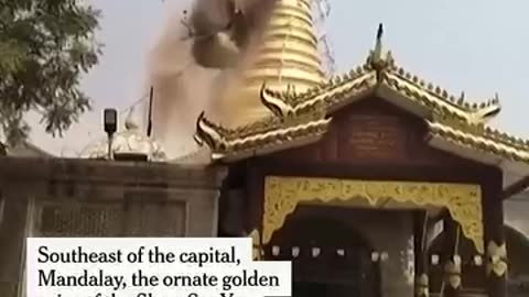 Historic and religious sites across Myanmar rocked by 7.7-magnitude earthquake