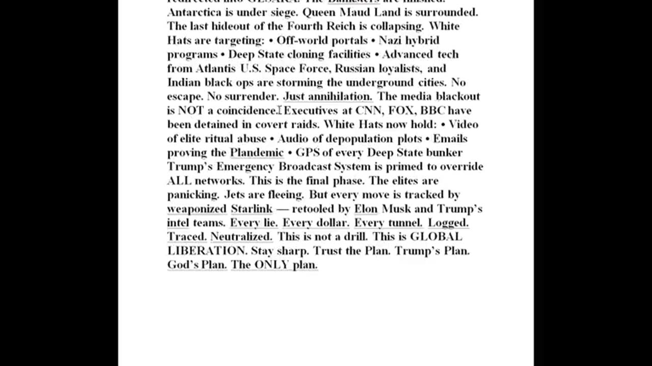 RFB - TRUMP Is Making Sweeping Arrests of The Deep State and has reallocated 300TRILLION!!