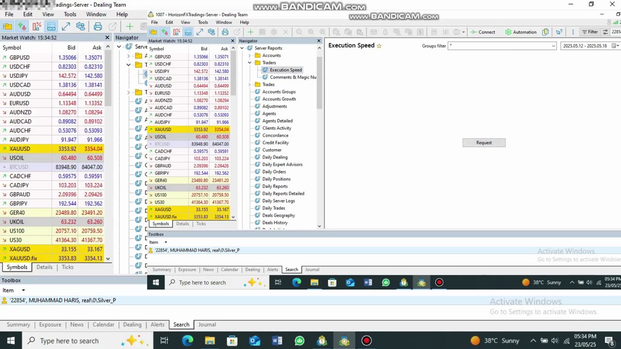 MT5 Manager Server Report Explained