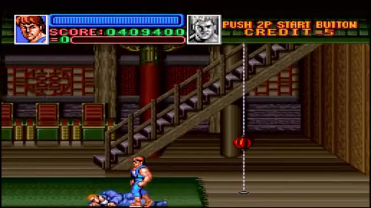 Super double dragon snes gameplay