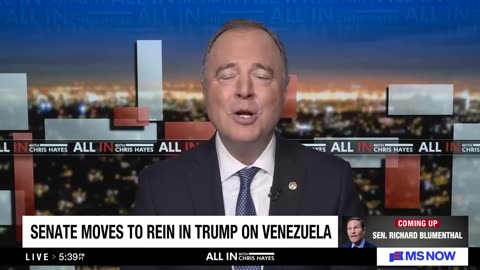 Schiff Touts Bipartisan Senate Vote Rejecting Trump's Venezuelan Oil Grab