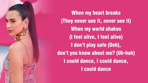 Dua Lipa - Dance The Night - Lyrics (Barbie The Album)
