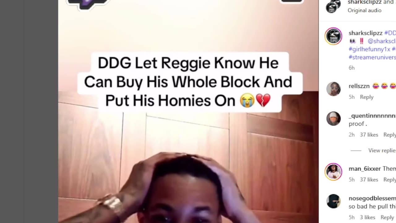 REACTING TO THIS WHOLE DDG AND REGGIE BEEF....WILD TIME😂