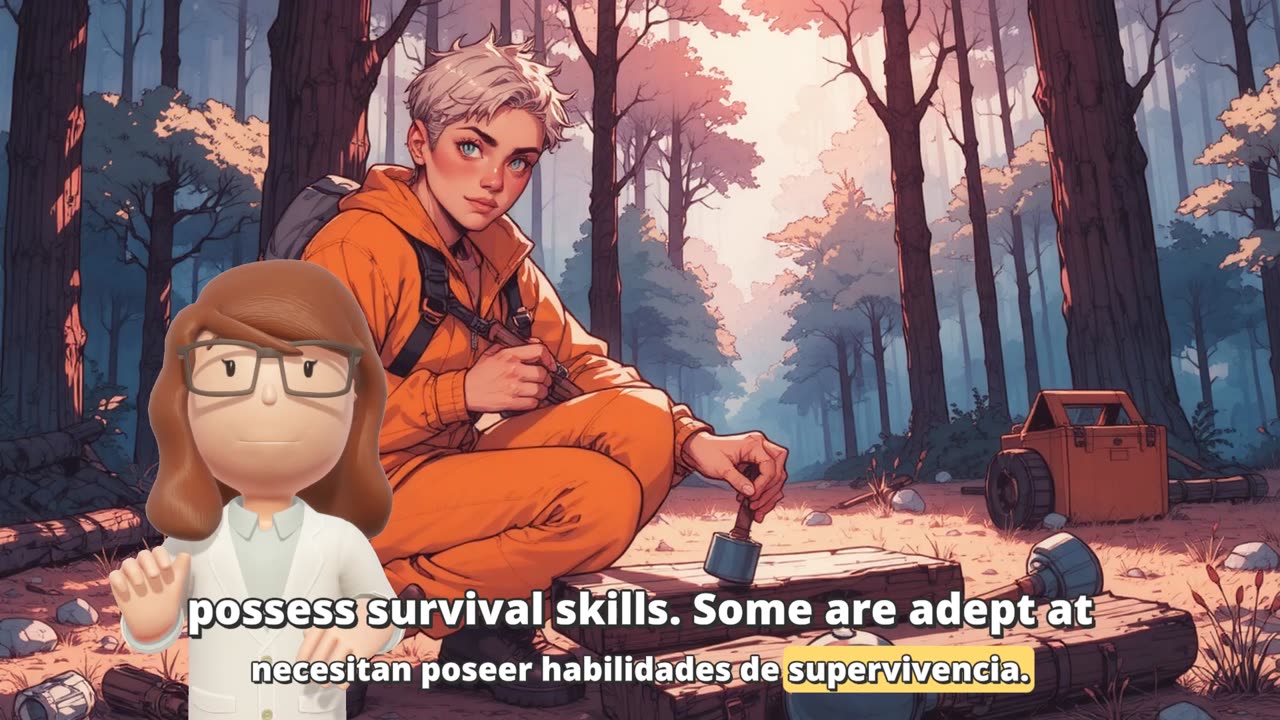 The Brave Heroes: Smokejumpers in Action | Bilingual Video (English–Spanish) – Retro Comic Style