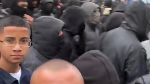 Masked militants part of a “Muslim patrol”