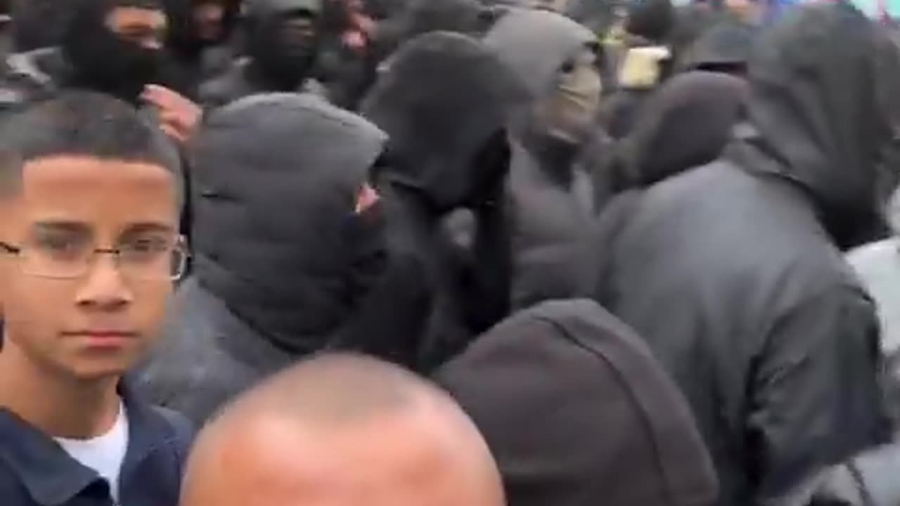 Masked militants part of a “Muslim patrol”